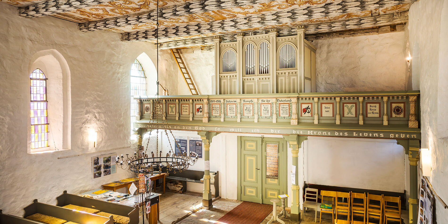 Orgel von Friedrich Friese in der Stadtkirche in Malchin